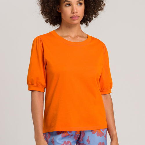 78741 Natural Shirt Short Sleeve Shirt - 2292 Juicy Orange