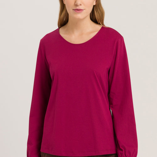 78750 Natural Shirt L/Slv Shirt - 2406 Intense Garnet