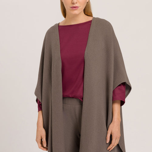 78779 Easywear Poncho - 1258 Mocha Stone