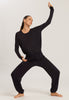 78796 Yoga L/Slv Shirt - 2199 Black Beauty
