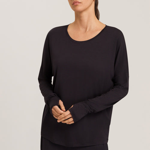 78796 Yoga L/Slv Shirt - 2199 Black Beauty