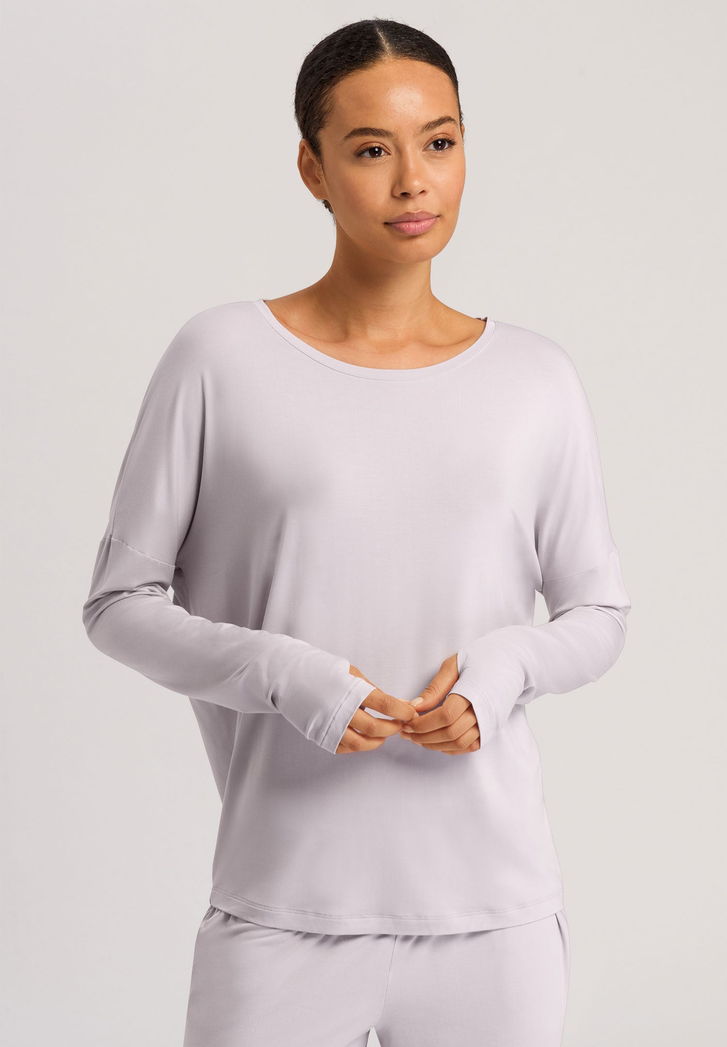 78796 Yoga L/Slv Shirt - 2461 Lilac Marble