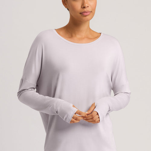 78796 Yoga L/Slv Shirt - 2461 Lilac Marble