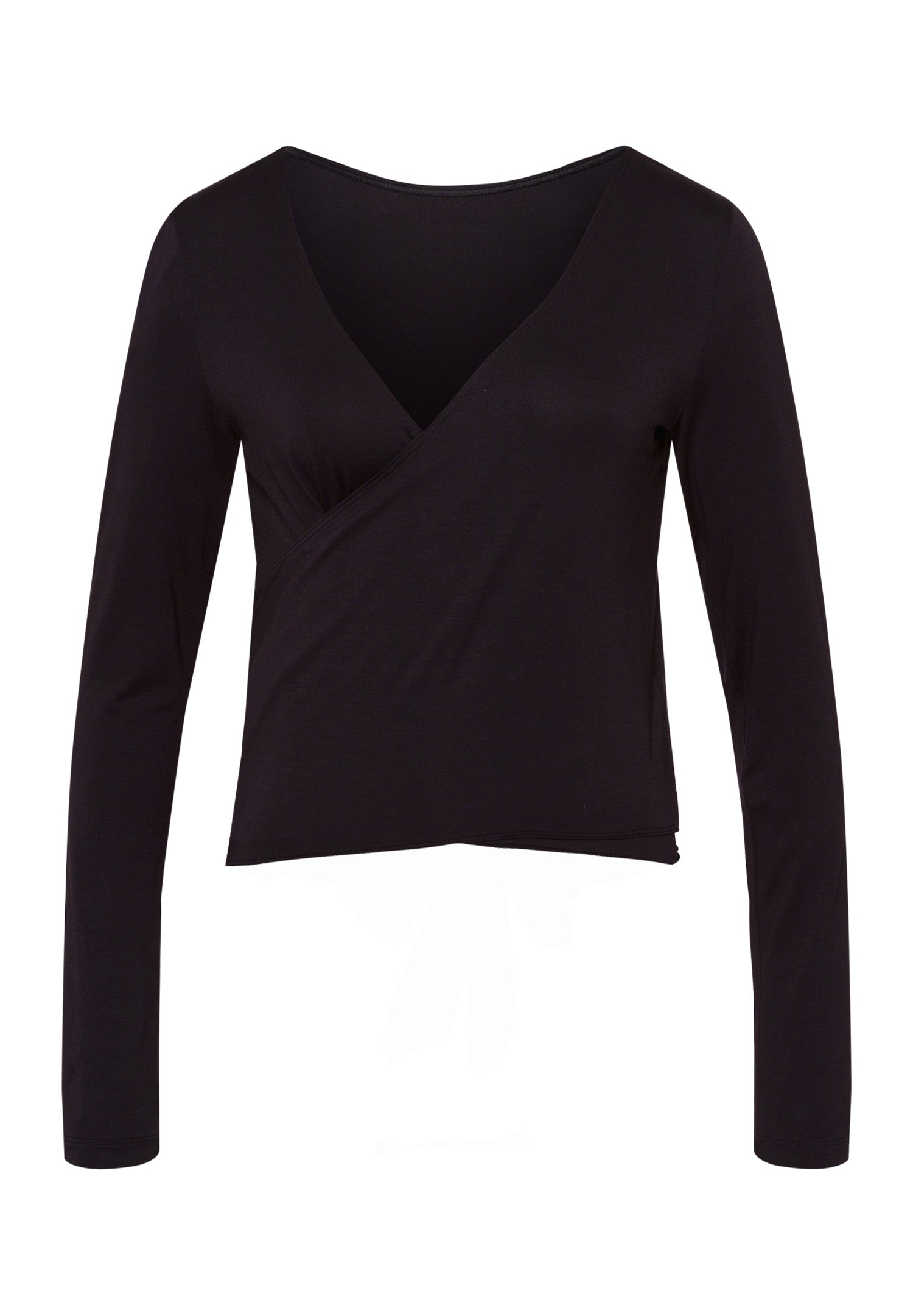 78800 Yoga Long Sleeve Wrap Shirt - 2199 Black Beauty