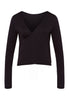 78800 Yoga L/Slv Wrap Shirt - 2199 Black Beauty