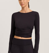 78800 Yoga L/Slv Wrap Shirt - 2199 Black Beauty