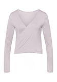 78800 Yoga L/Slv Wrap Shirt - 2461 Lilac Marble