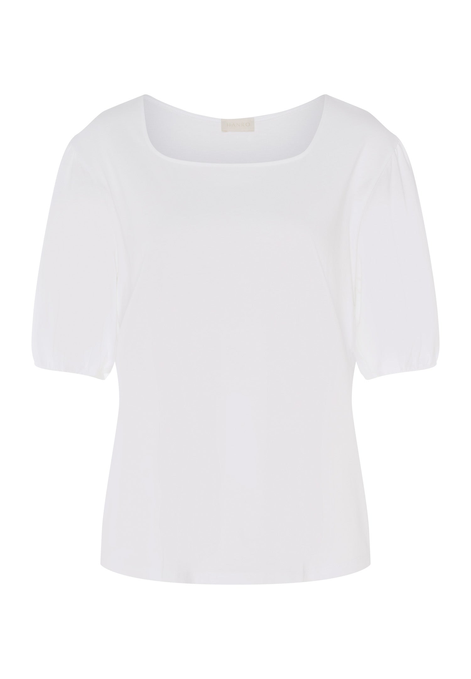 Natural Shirt Organic Cotton Square Neck Top | White 78807-101 – HANRO