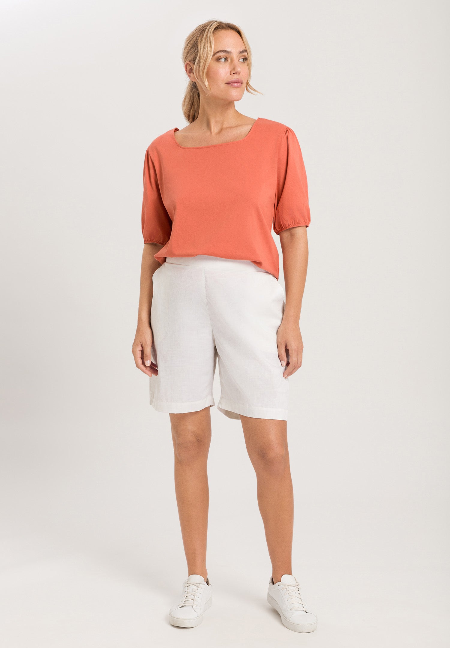 78807 S/SLV SHIRT - 2294 Apricot Brandy