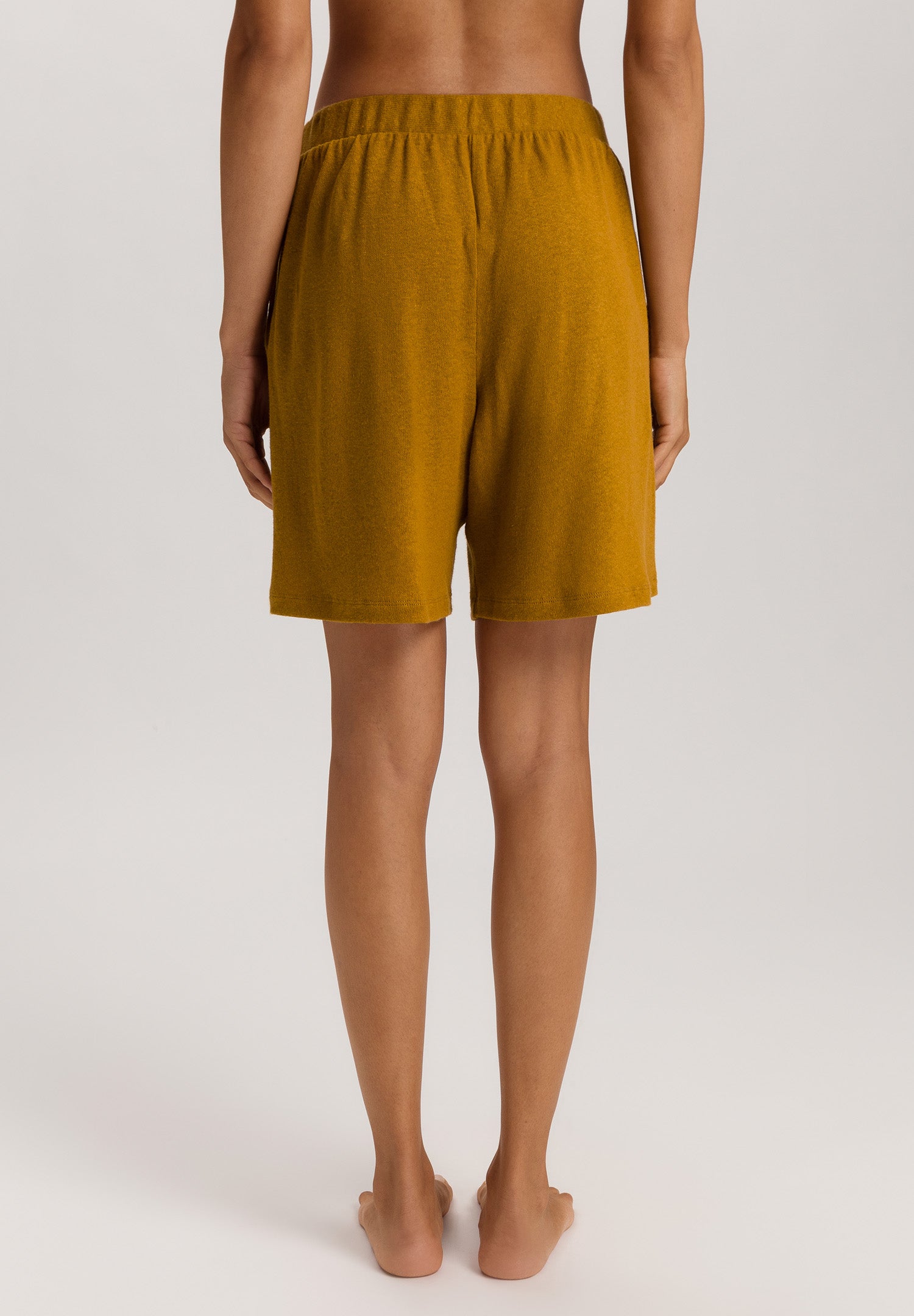 Summer Knits Linen Blend Shorts | Golden Cumin 78879-2803