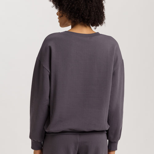 Natural Living Organic Cotton French Terry Sweatshirt | Black Pearl 78882-2183
