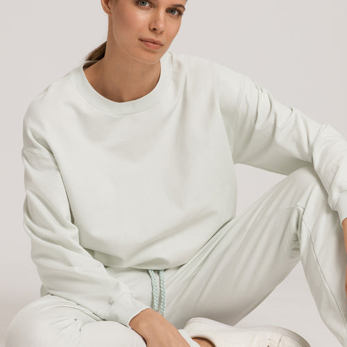 Natural Living Organic Cotton French Terry Sweatshirt | Green Beryl 78882-2707