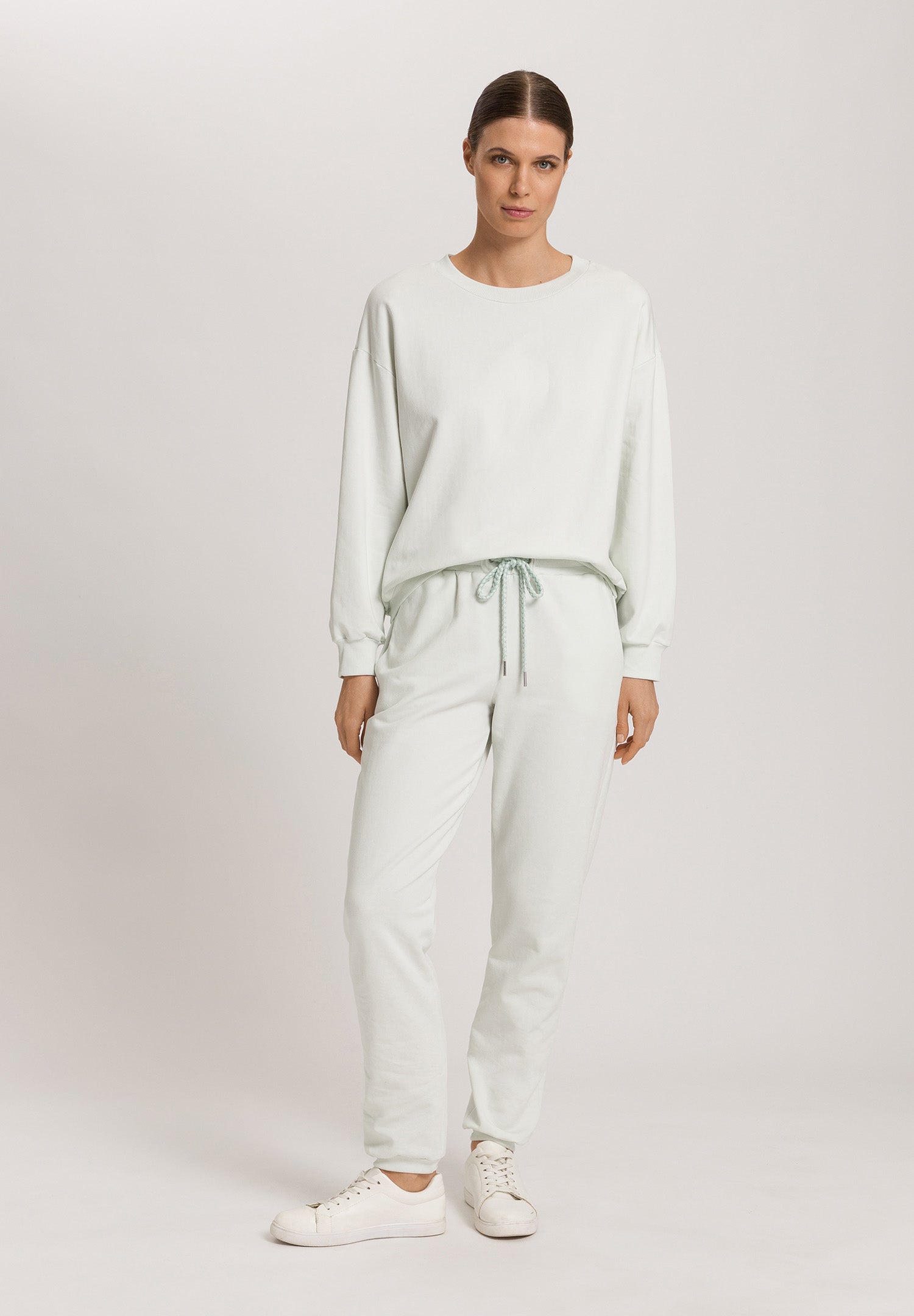 Natural Living Organic Cotton French Terry Sweatshirt | Green Beryl 78882-2707