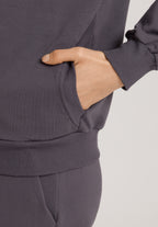 Natural Living Organic Cotton French Terry  Jacket | Black Pearl 78885-2183