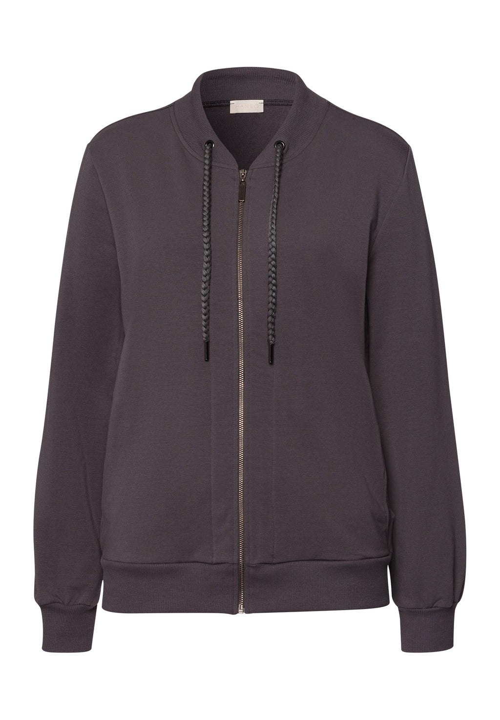 Natural Living Organic Cotton French Terry  Jacket | Black Pearl 78885-2183