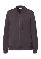 Natural Living Organic Cotton French Terry  Jacket | Black Pearl 78885-2183