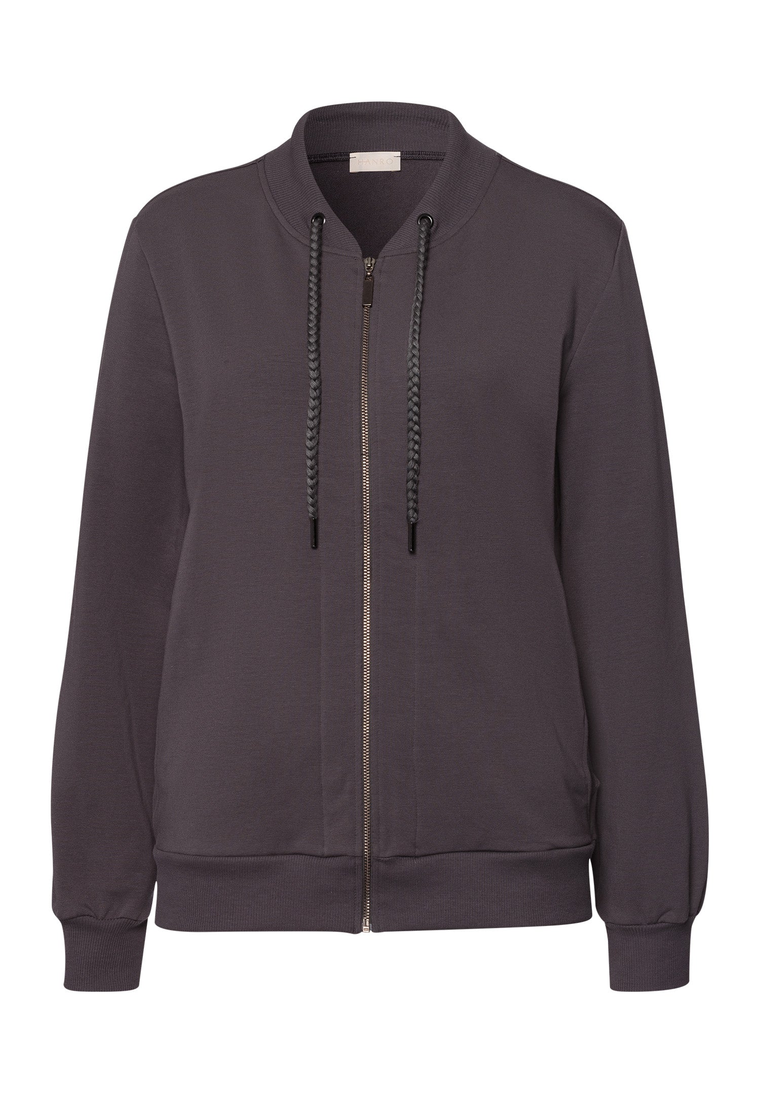 Natural Living Organic Cotton French Terry  Jacket | Black Pearl 78885-2183