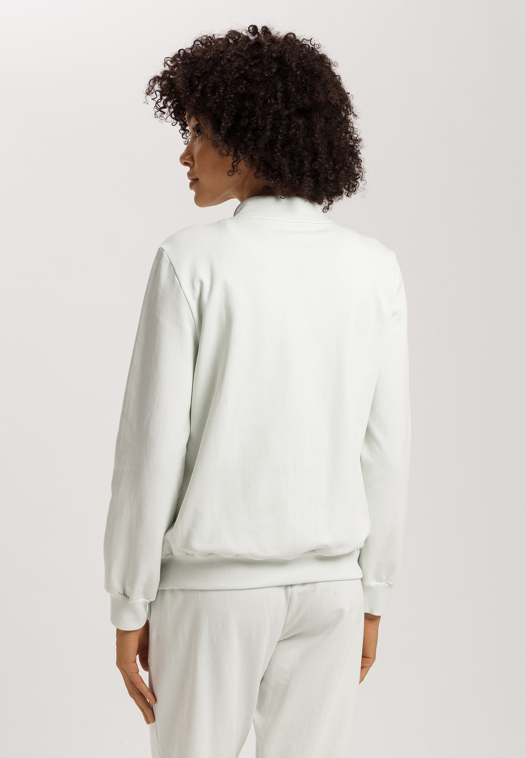 Natural Living Organic Cotton French Terry  Jacket | Green Beryl 78885-2707