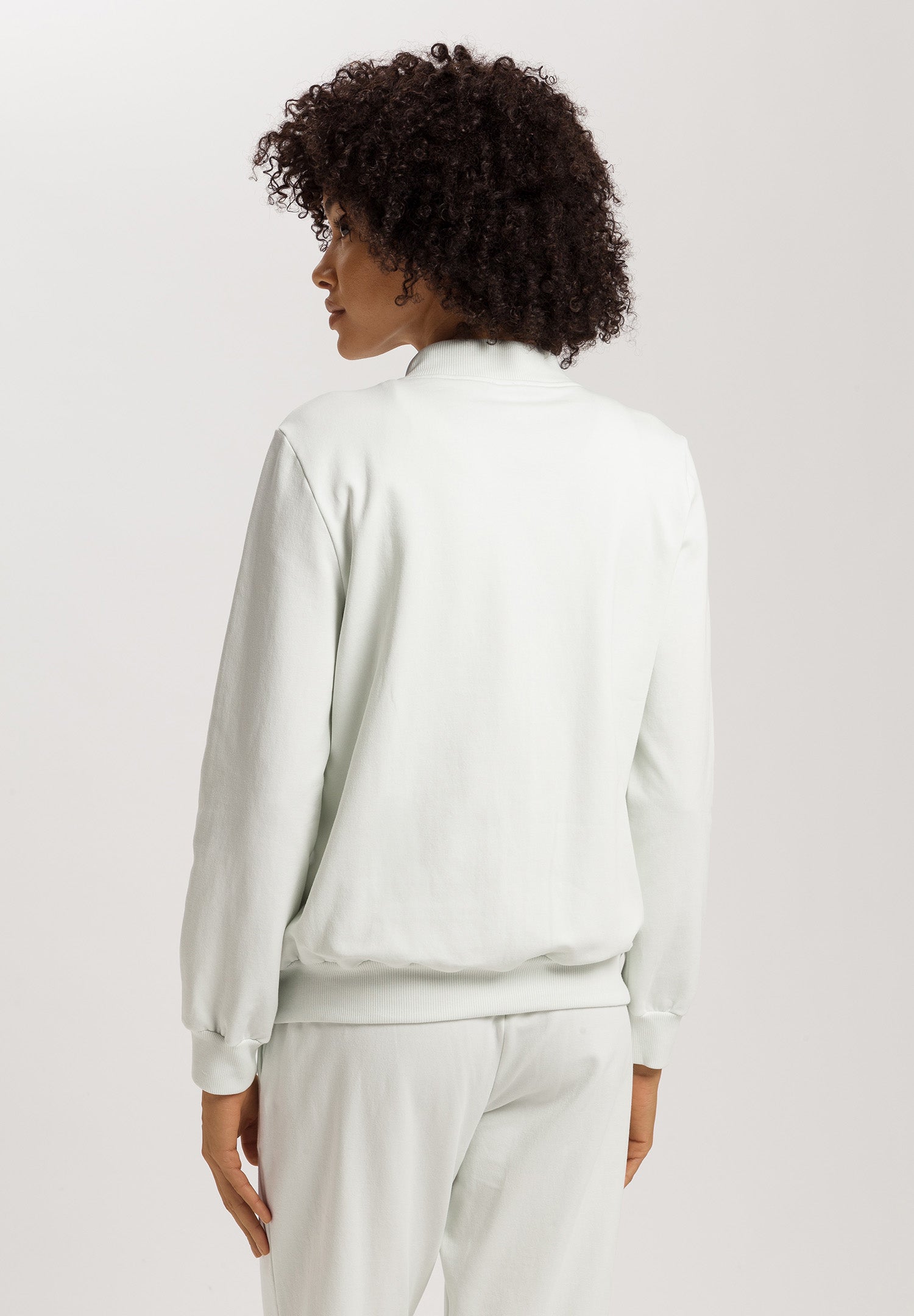 Natural Living Organic Cotton French Terry  Jacket | Green Beryl 78885-2707