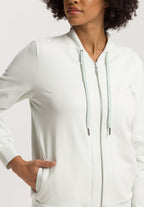 Natural Living Organic Cotton French Terry  Jacket | Green Beryl 78885-2707