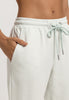 Natural Living Organic Cotton French Terry Pants | Green Beryl 78886-2707