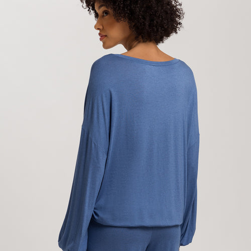Natural Wear Tencel™ And Cashmere Soft Top | Slate Blue 78888-2642