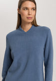 Easy Wear Recycled Cotton Blend Pullover | Delicate Blue 78892-3057