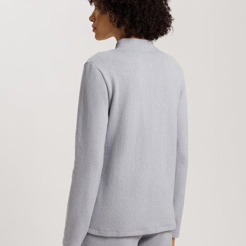 Easy Wear Recycled Cotton Blend Pullover | Moonstone 78892-3058