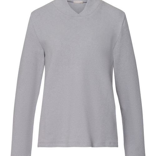 Easy Wear Recycled Cotton Blend Pullover | Moonstone 78892-3058
