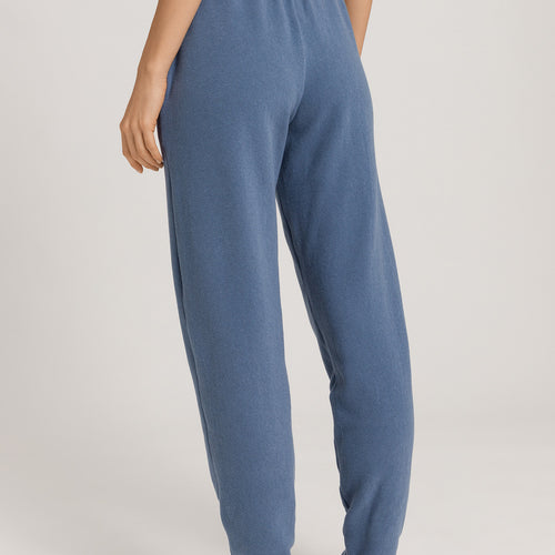 Easy Wear Recycled Cotton Blend Pants | Delicate Blue 78893-3057