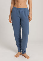 Easy Wear Recycled Cotton Blend Pants | Delicate Blue 78893-3057