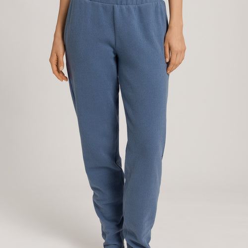 Easy Wear Recycled Cotton Blend Pants | Delicate Blue 78893-3057