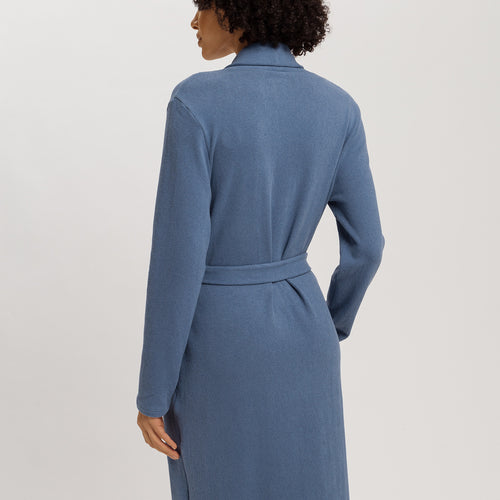Easy Wear Recycled Cotton Blend Robe | Delicate Blue 78894-3057