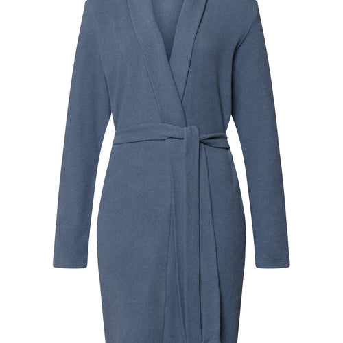 Easy Wear Recycled Cotton Blend Robe | Delicate Blue 78894-3057