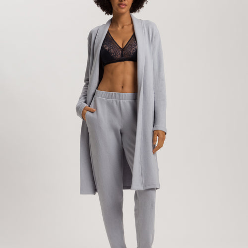Easy Wear Recycled Cotton Blend Robe | Moonstone 78894-3058