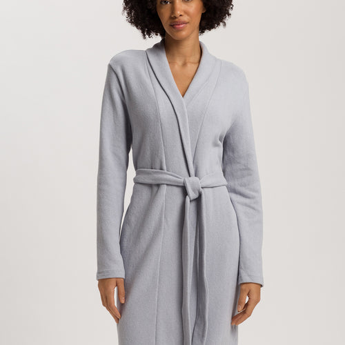 Easy Wear Recycled Cotton Blend Robe | Moonstone 78894-3058