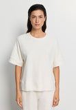 Natural Living S/Slv Sweatshirt | Misty White 78896-2123