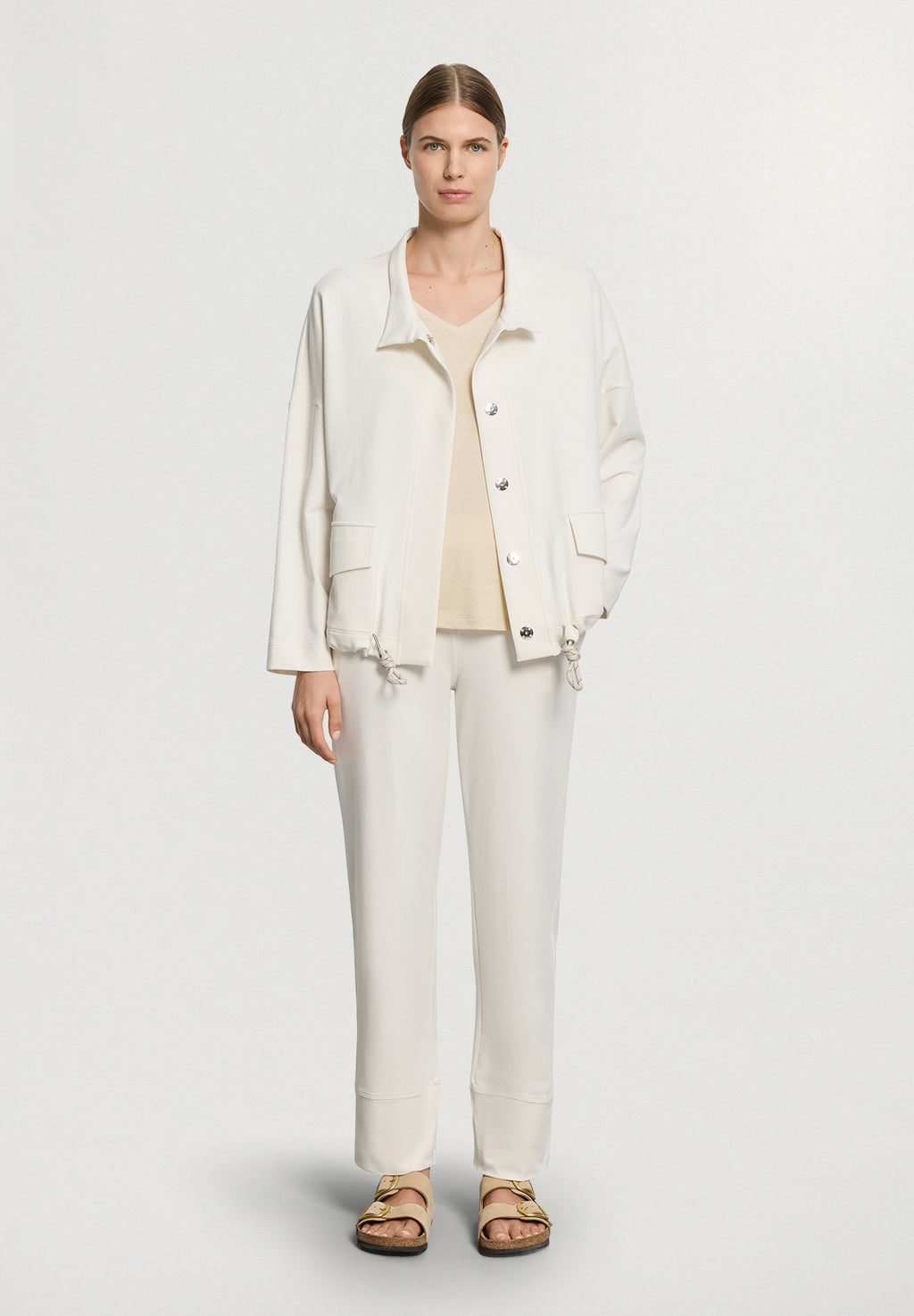 Natural Living Crop Pants 7/8 | Misty White 78898-2123
