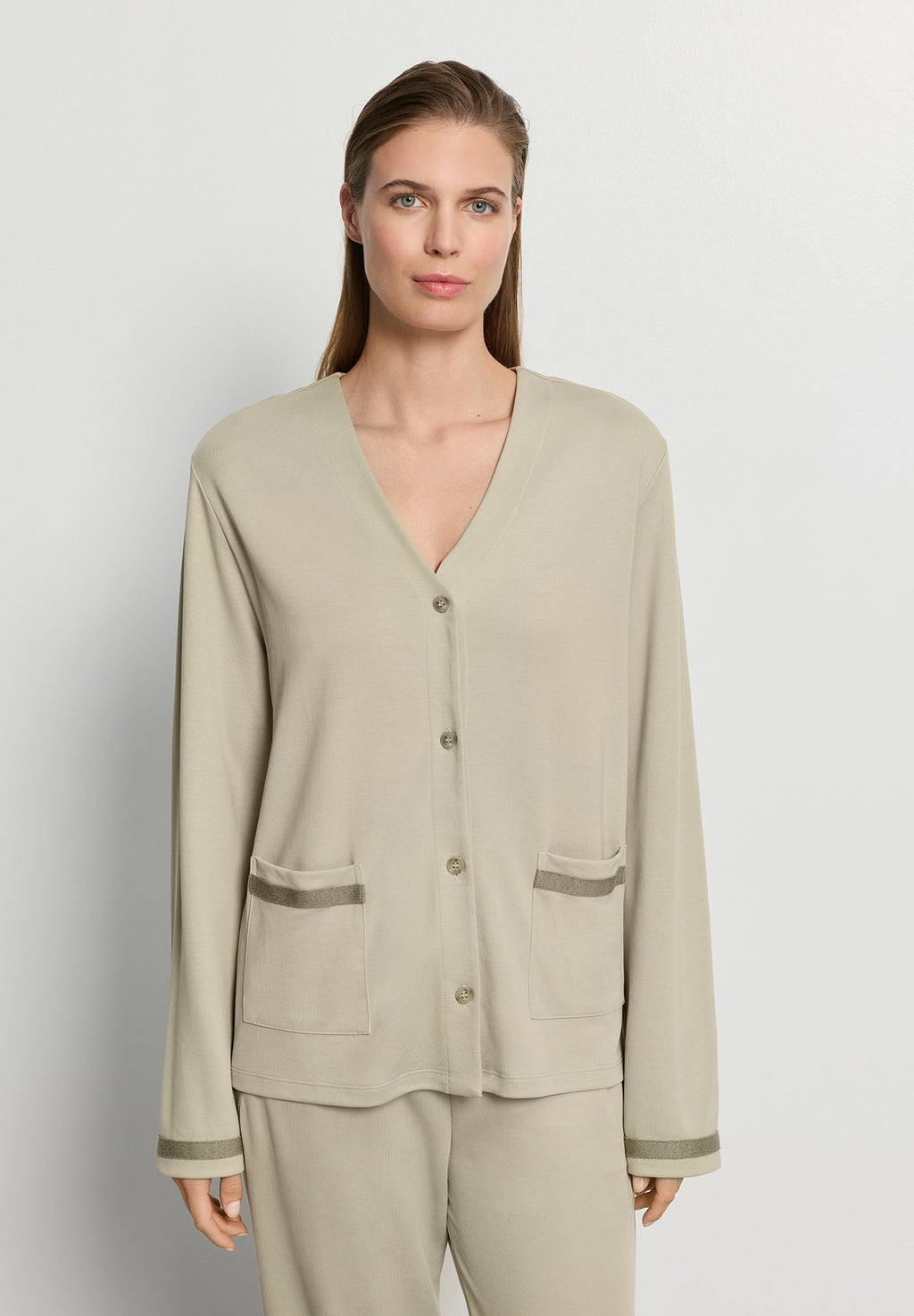 Pure Comfort Cardigan | Olive Stem 78902-2661