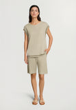 Pure Comfort Short Pants | Olive Stem 78904-2661