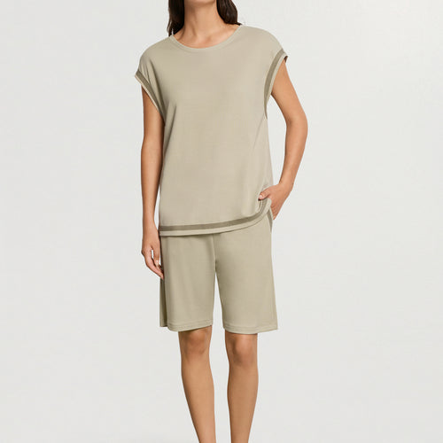 Pure Comfort Short Pants | Olive Stem 78904-2661