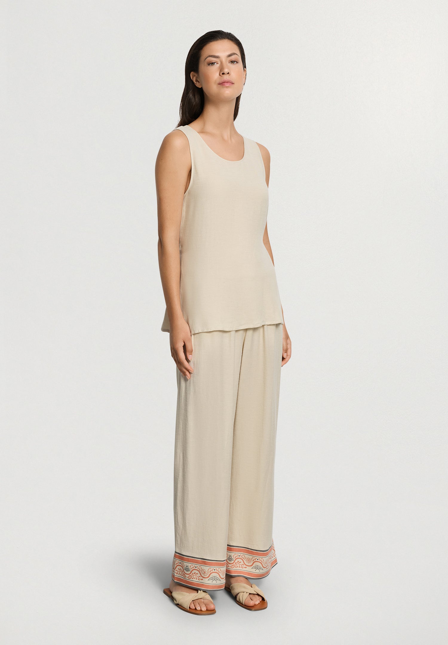 Urban Casuals Crop Pants 7/8 | Oyster Gray 78914-2671