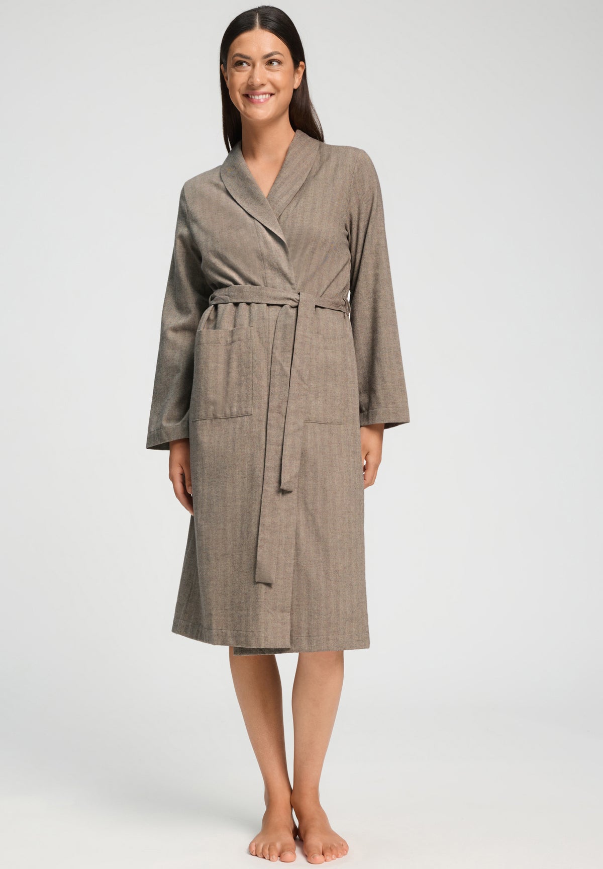 Woolen Luxury Robe 115cm | Earthy Woven 78925-3127