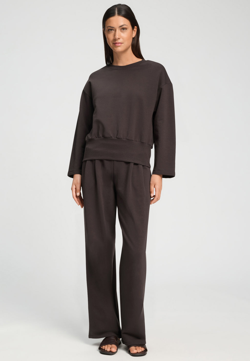 Natural Living Sweatshirt | Dark Mocha 78934-2185