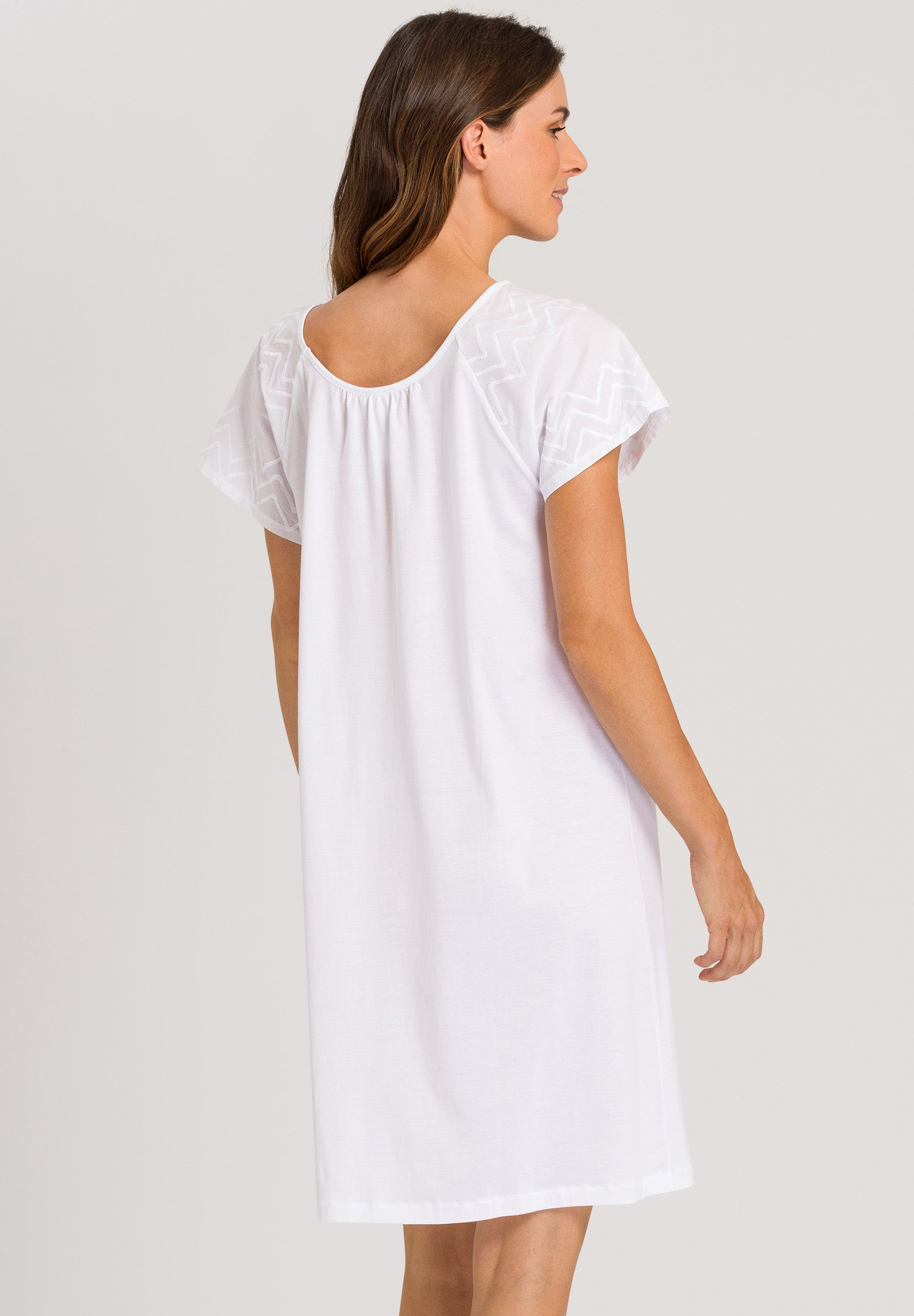 78979 Vivia Short Sleeve Nightgown - 101 White