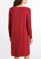 Natural Elegance Long Sleeve Gown | Redwood Melange 79023-1226