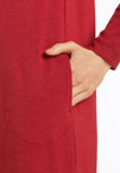 Natural Elegance Long Sleeve Gown | Redwood Melange 79023-1226