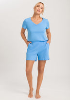 Sleep And Lounge Short Sleeve Shirt | Angelite 79050-2547