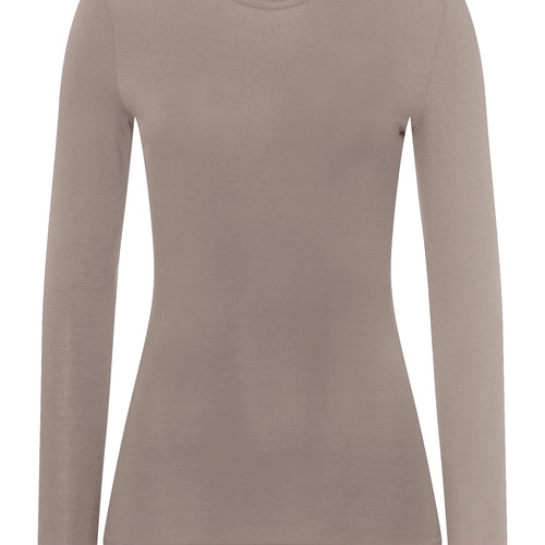 79069 Soft Touch Long Sleeve Top - 1825 Taupe Grey