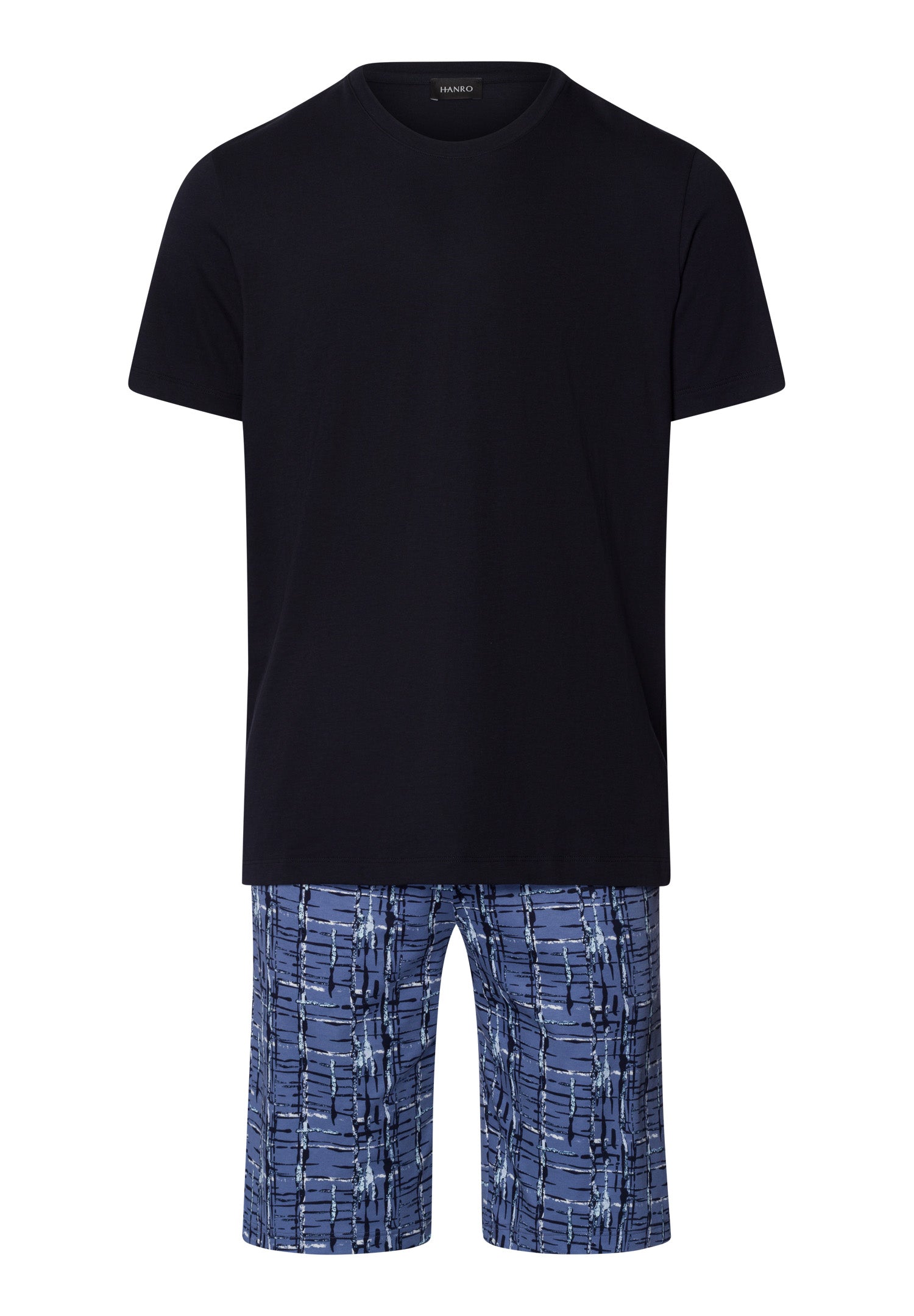 Night And Day S/Slv Pajama | Liquid Check 79267-2354